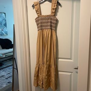 TCEC Khaki Maxi Dress